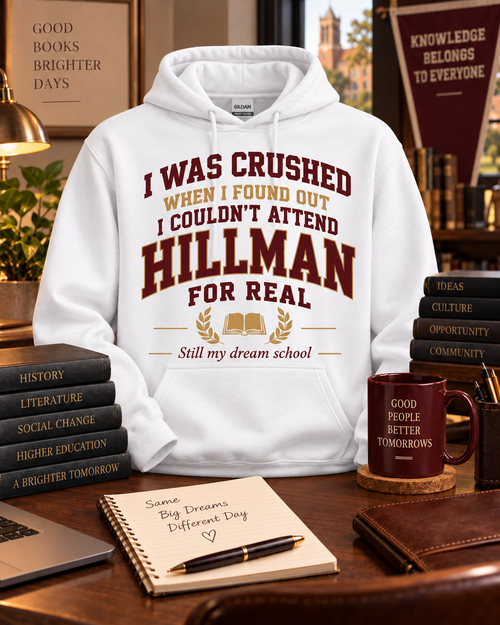 White I Was Crushed Hillman hoodie